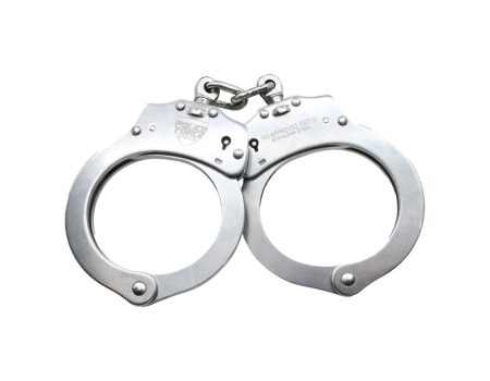 Police Force Stainless Steel NIJ Handcuffs Closed