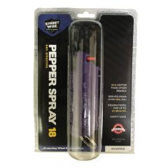 Streetwise 18 Pepper Spray 1/2 oz. Hard Case Purple Package