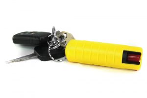 Streetwise 18 Pepper Spray 1/2 oz. Hard Case Yellow w keys