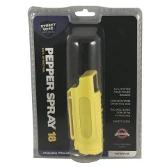 Streetwise 18 Pepper Spray 1/2 oz. Hard Case Yellow Package