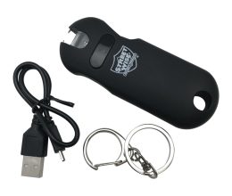 Streetwise 24M SMART Keychain Stun Gun - Black w/ keyring & charging cord
