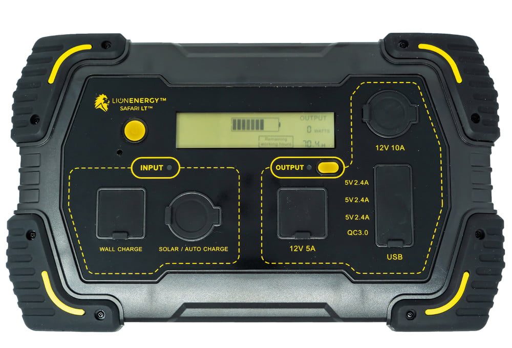 Lion Safari LT Solar Generator Front view angle